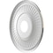 Ekena Millwork Berkshire PVC Medallion (Canopies up to 7"), 16"OD x 3 1/2"ID x 1"P, Universal Metallic Rustic Mist CMP16BEERU - alternate 3
